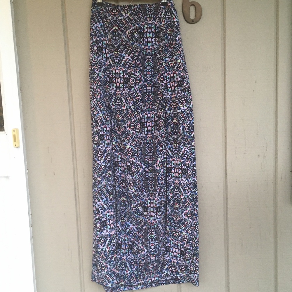 Maxi shirt with slits